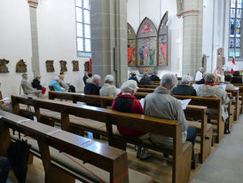 Bonifatiusandacht mit Weihbischof Prof. Dr. Karlheinz Diez in St. Crescentius (Foto: Karl-Franz Thiede)